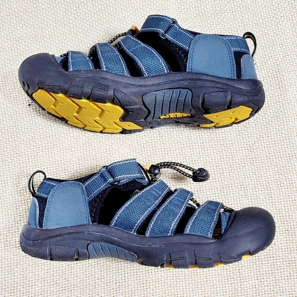 Keen Newport H2 Waterproof Sport Sandals Shoes Blue Black Kids Size‎ US 2/EU 34 - Picture 5 of 8